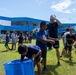 USS Ronald Reagan (CVN 76) Sailors and other Navy Sailors participate in a community relations event at Manuel Ulloa Lujan Elementary School