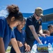 USS Ronald Reagan (CVN 76) Sailors and other Navy Sailors participate in a community relations event at Manuel Ulloa Lujan Elementary School