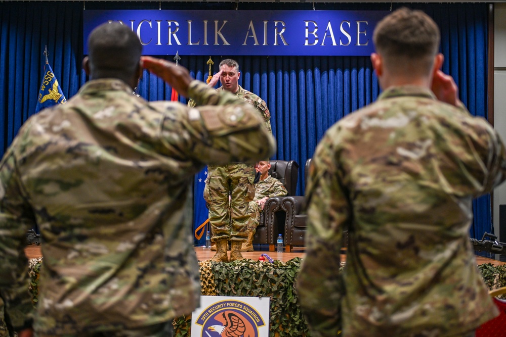 39th Security Forces Squadron hosts change of command ceremony