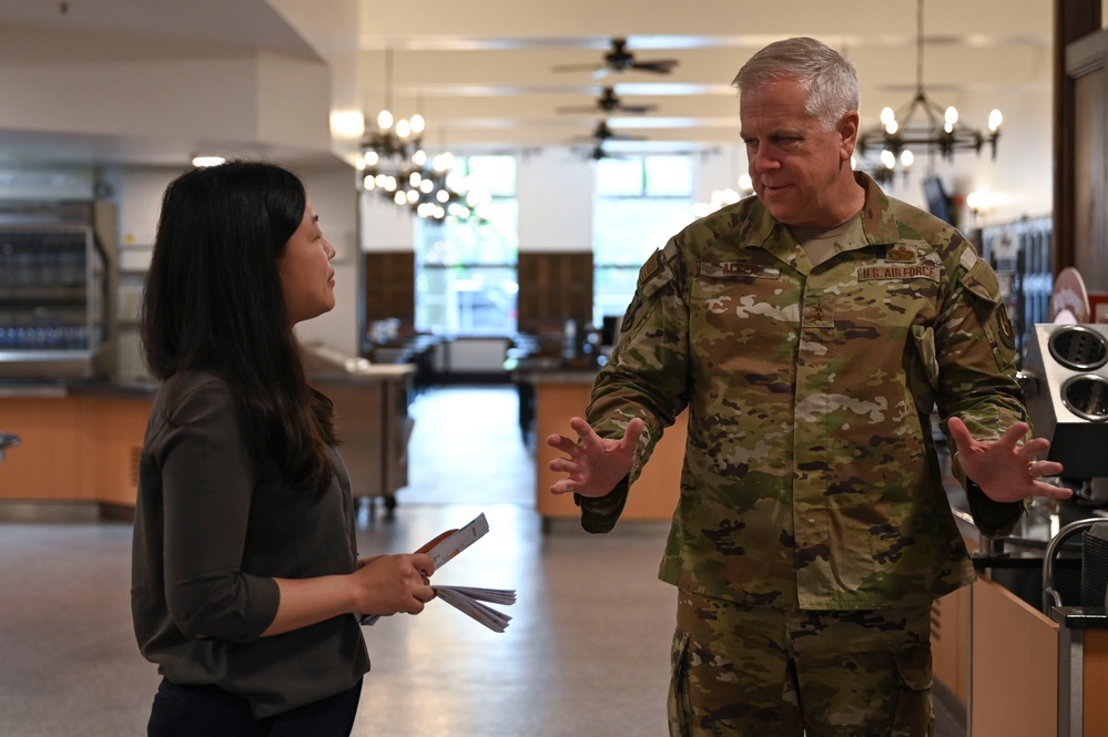 U.S. Air Force Installation and Mission Support Center command team visits RAF Mildenhall