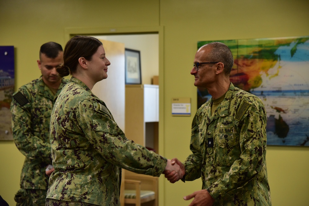 Rear Adm. Guido Valdes visits U.S. NMRTC Guam