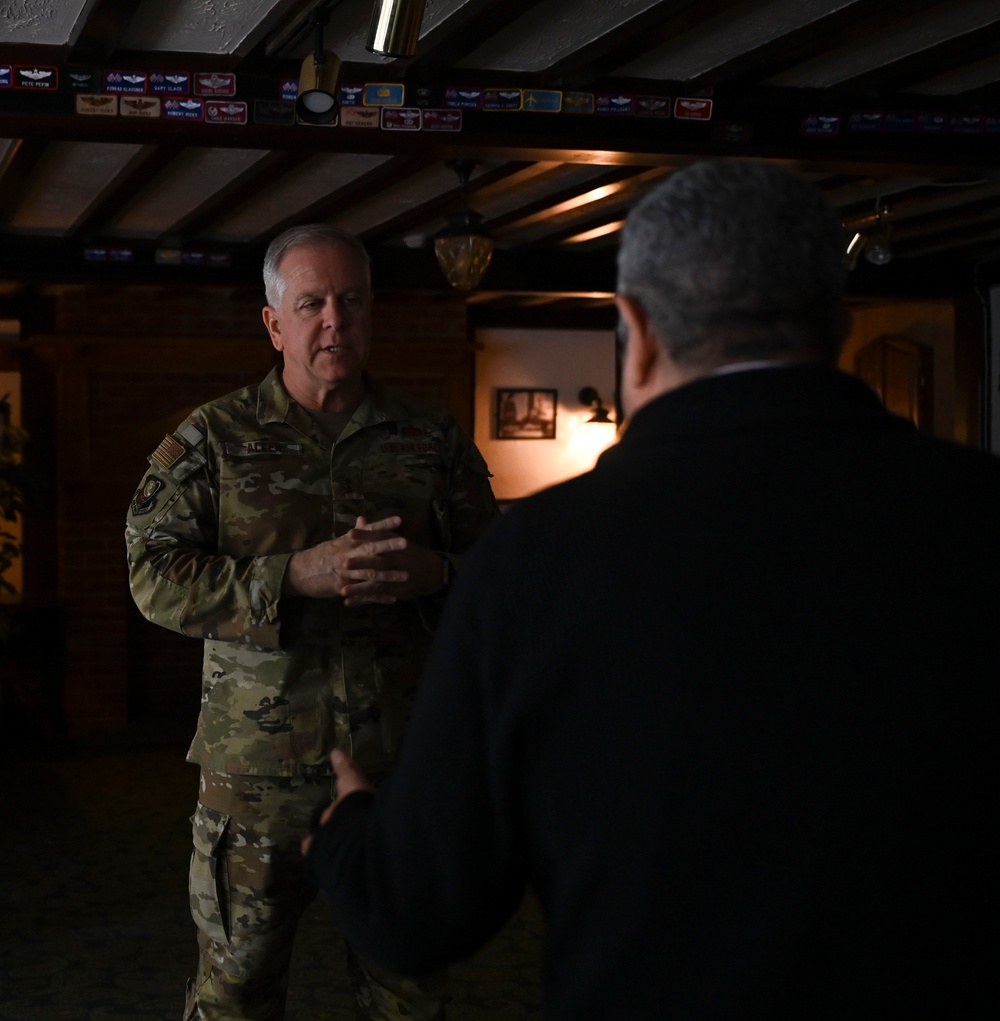 U.S. Air Force Installation and Mission Support Center command team visits RAF Mildenhall