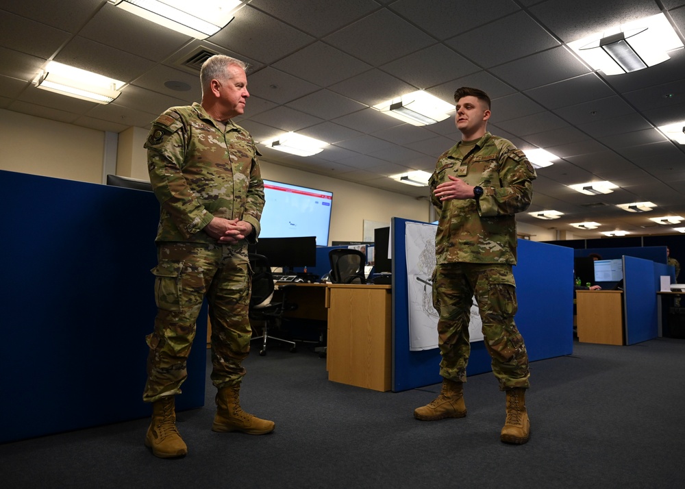 U.S. Air Force Installation and Mission Support Center command team visits RAF Mildenhall