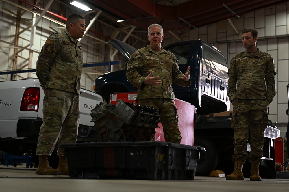 U.S. Air Force Installation and Mission Support Center command team visits RAF Mildenhall