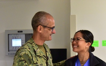 Rear Adm. Guido Valdes visits U.S. NMRTC Guam