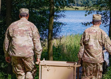 553rd DSSB Practices Water Purification In Poland