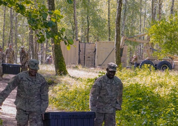 553rd DSSB Practices Water Purification In Poland
