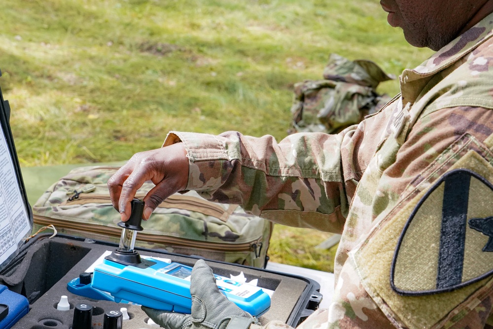 553rd DSSB Practices Water Purification In Poland