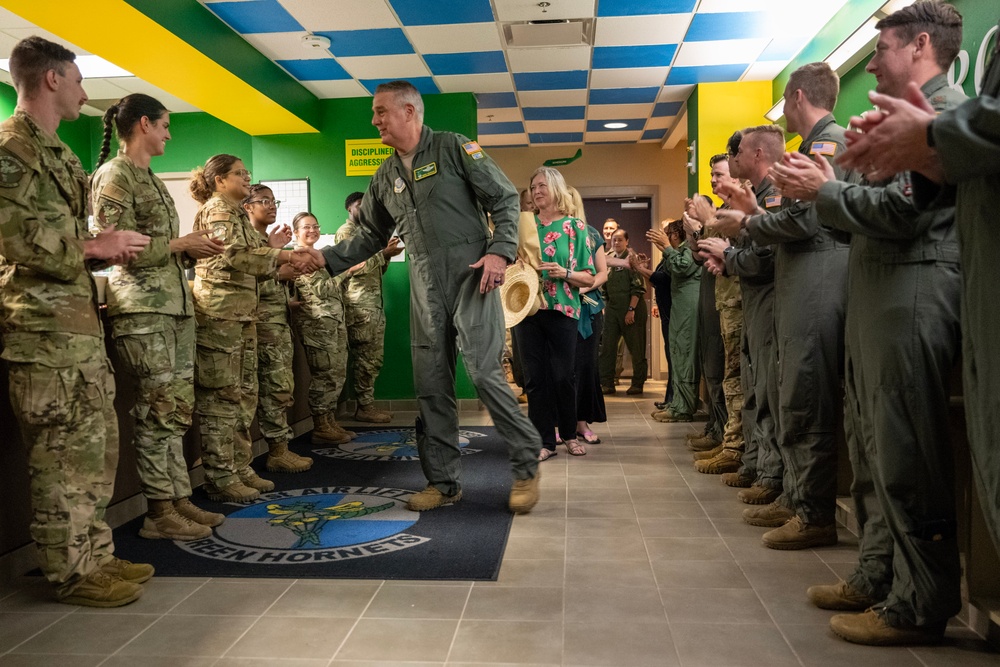 Gen. Minihan takes final flight in C-130, Team Little Rock