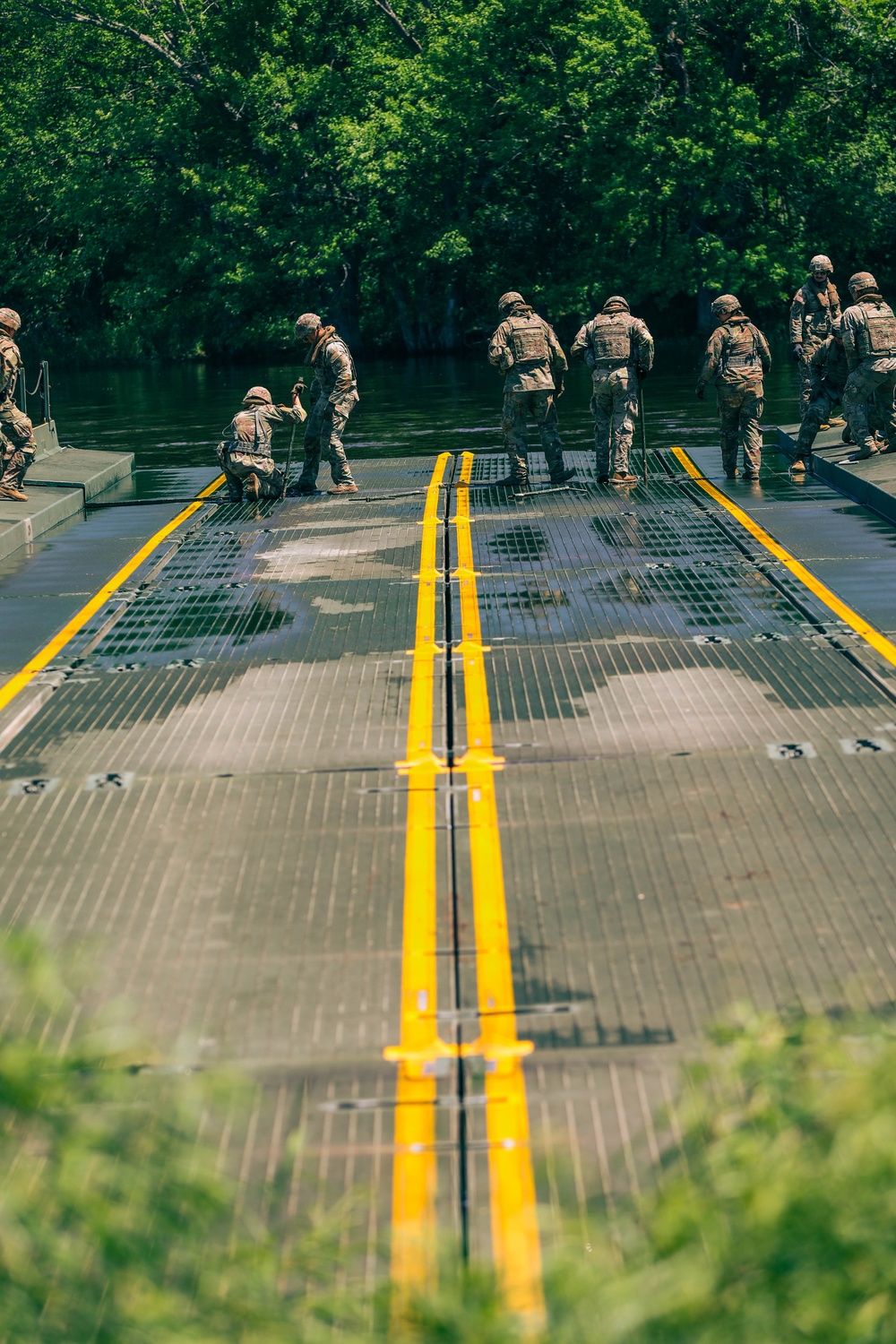 1437th Engineer Multi-Role Bridge Company Trains at Camp Ripley