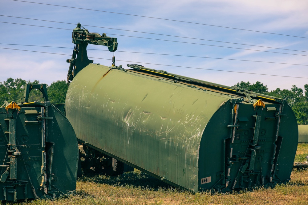 1437th Engineer Multi-Role Bridge Company Trains at Camp Ripley