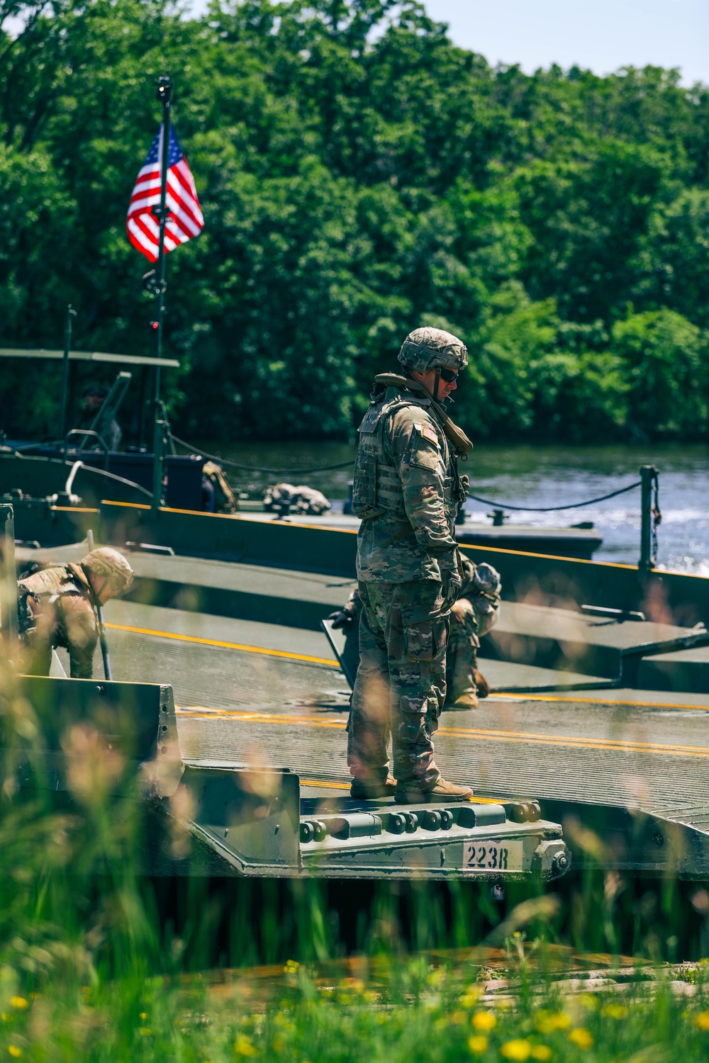 1437th Engineer Multi-Role Bridge Company Trains at Camp Ripley