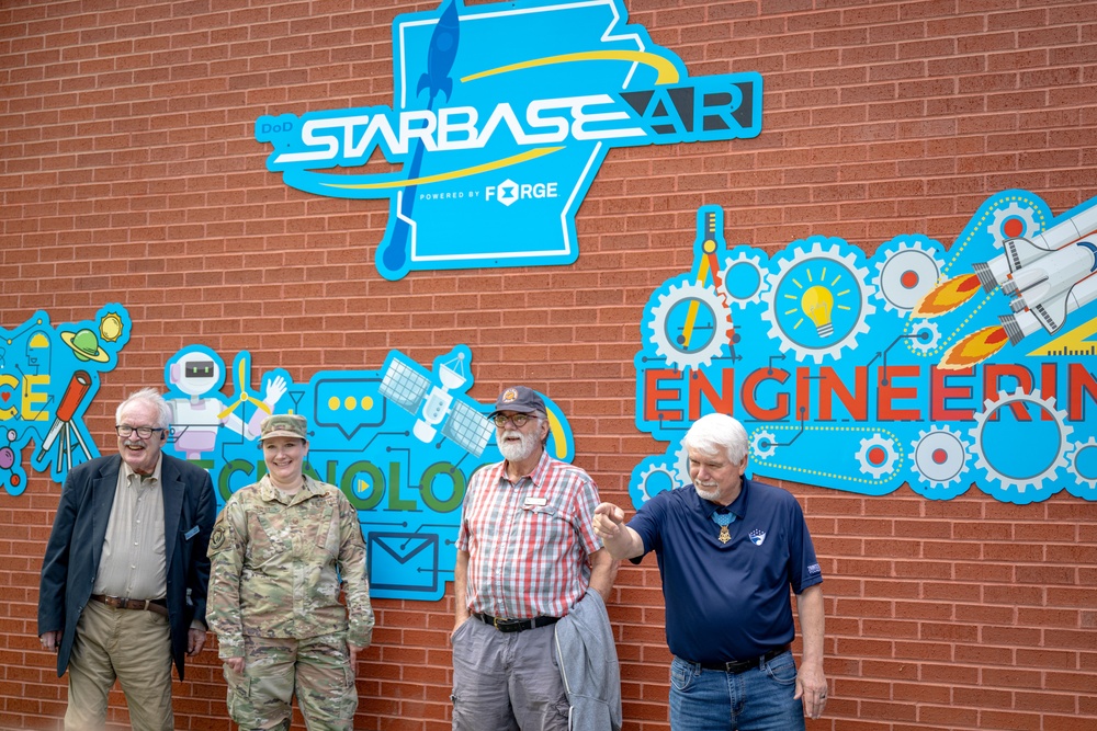Medal of Honor recipient James McCloughan visits Little Rock AFB