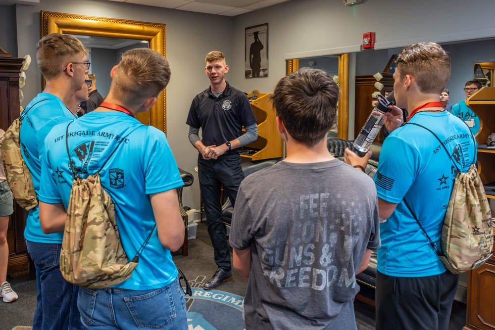 JROTC cadets experience history and pay respects at Arlington National Cemetery