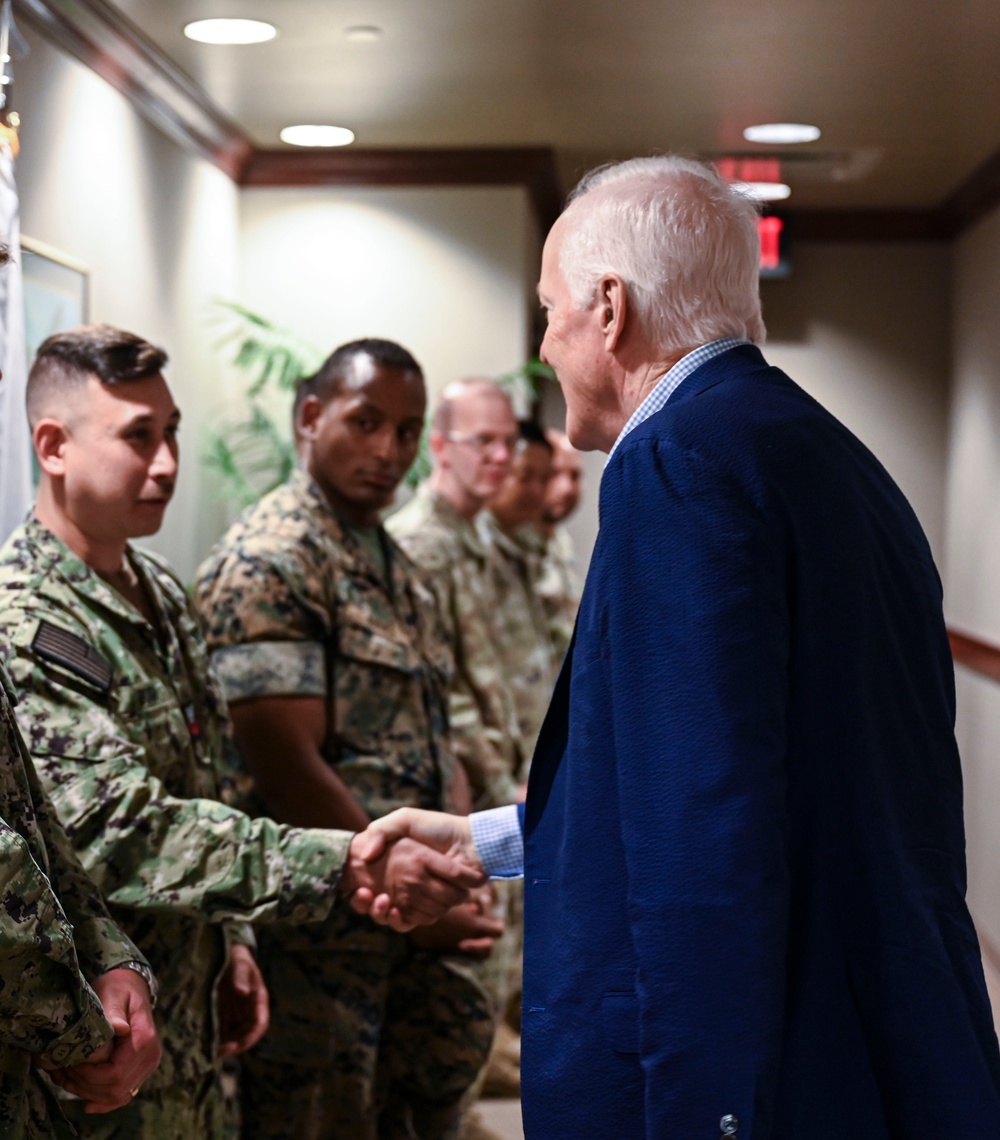 Sen. John Cornyn visits Goodfellow