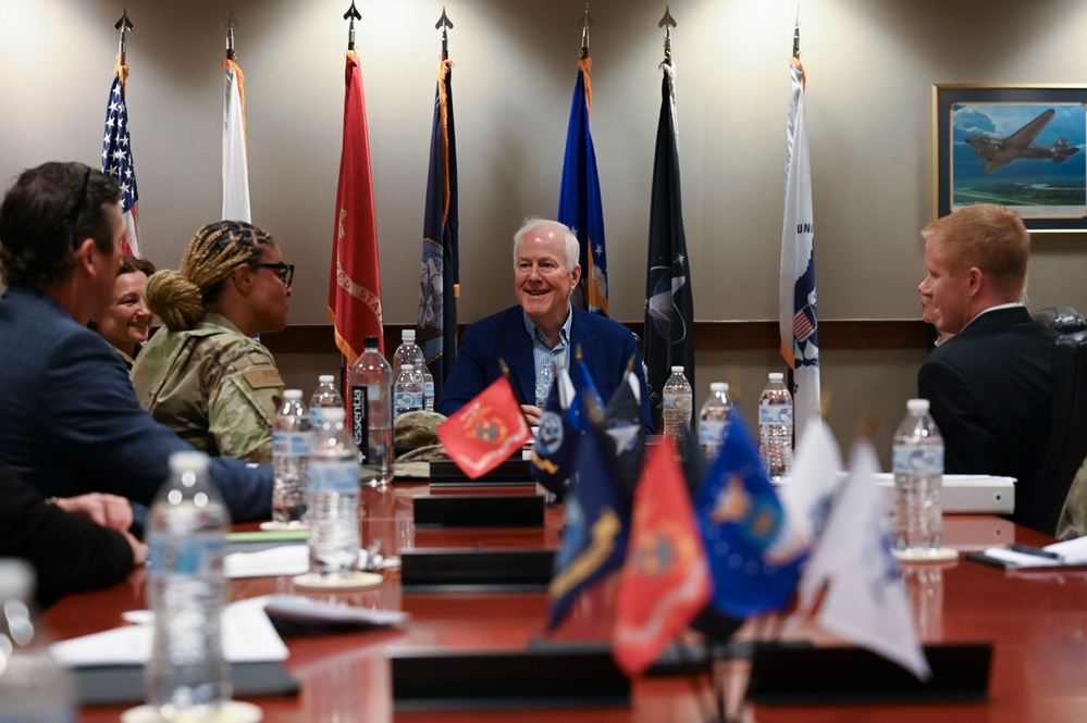 Sen. John Cornyn visits Goodfellow