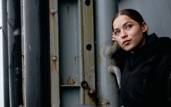 George Washington Anchors Off the Coast of Peru