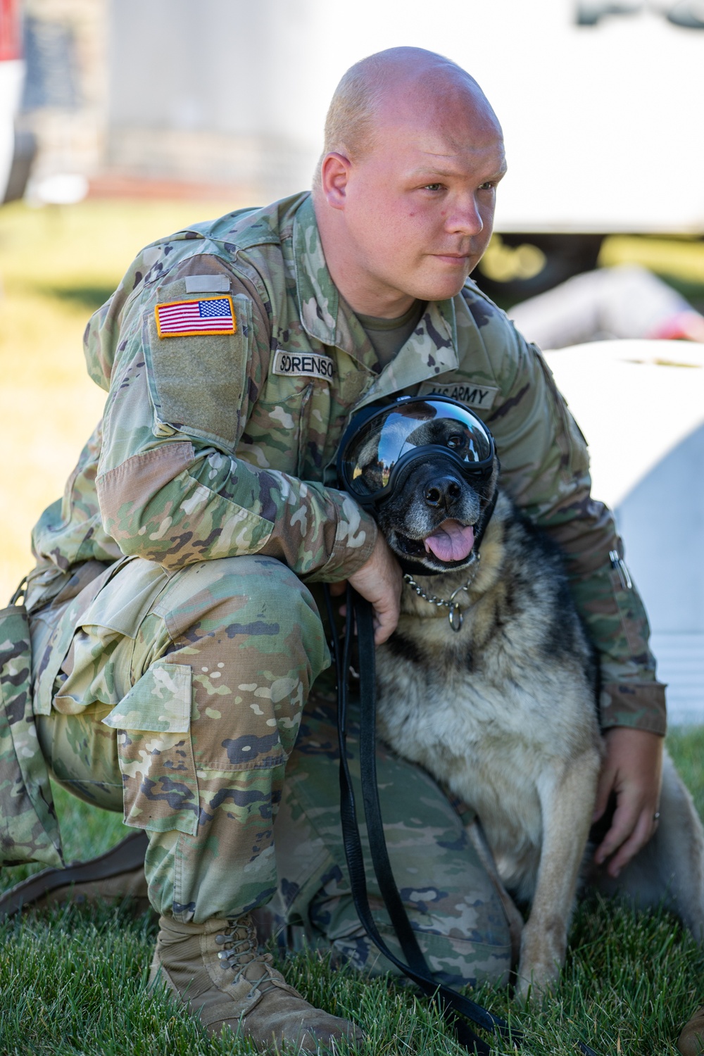 947th Military Police Detachment does a demo for the Army’s 249th Birthday