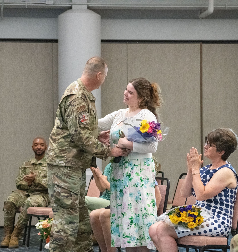 104th Fighter Wing Medical Group Squadron change of command