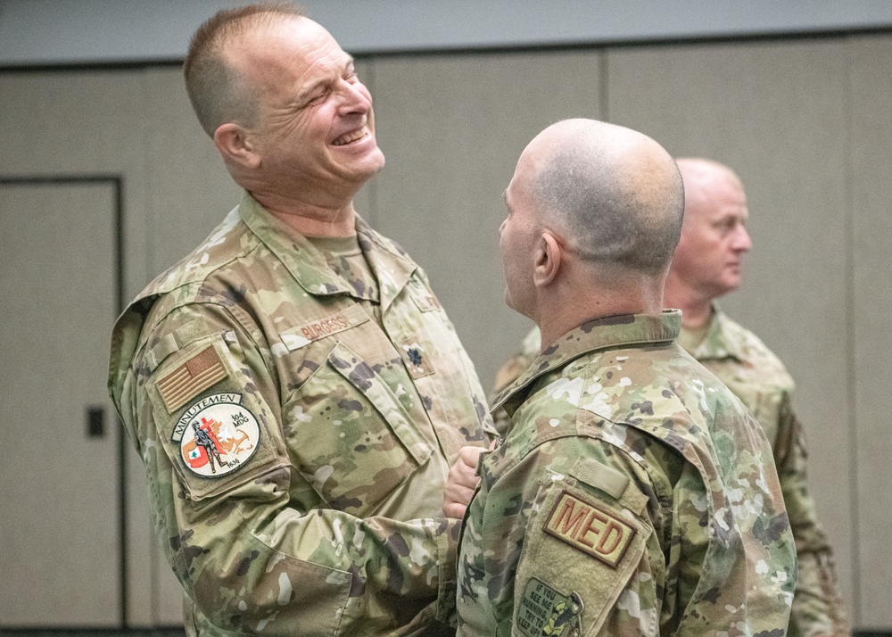 104th Fighter Wing Medical Group Squadron change of command