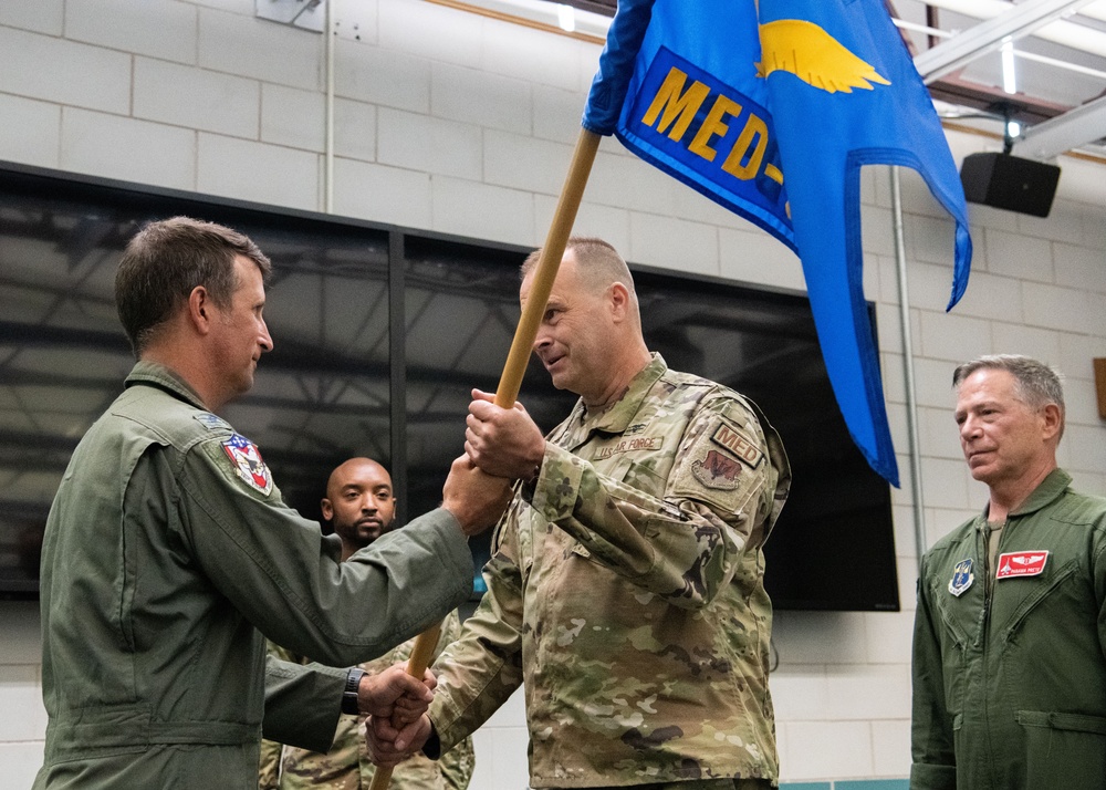 104th Fighter Wing Medical Group Squadron change of command