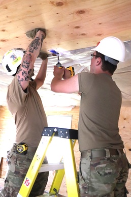 Engineer troops start 2024 work on office building troop project at Fort McCoy’s LSA Liberty