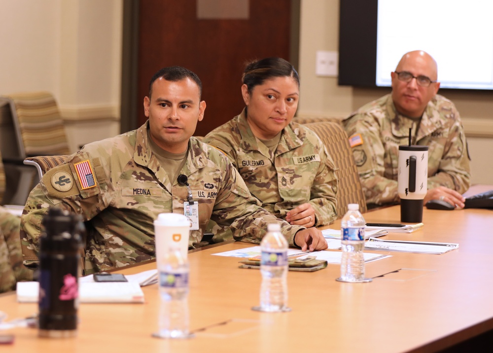 Ninth Command Chief Warrant Officer of the U.S. Army Reserve Command visits HRC