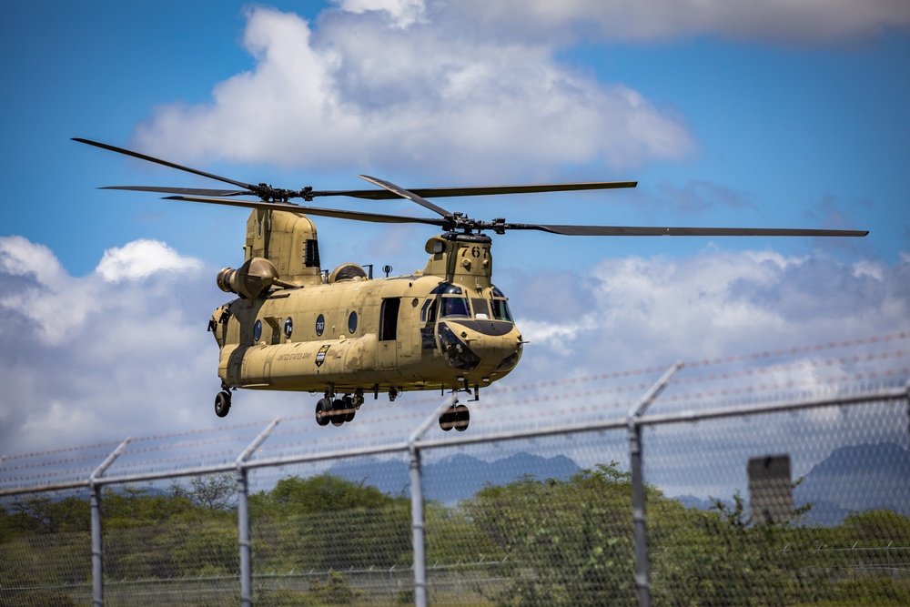 Hawaii Army National Guard Sling Load Operations