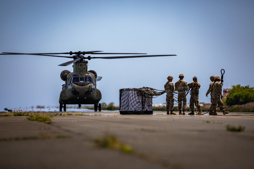 Hawaii Army National Guard Sling Load Operations