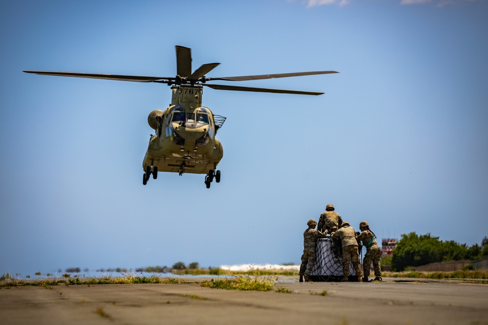 Hawaii Army National Guard Sling Load Operations