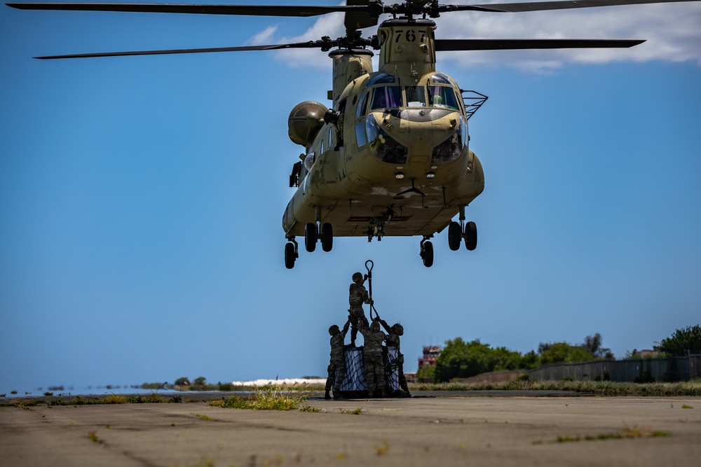 Hawaii Army National Guard Sling Load Operations
