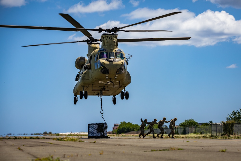 Hawaii Army National Guard Sling Load Operations
