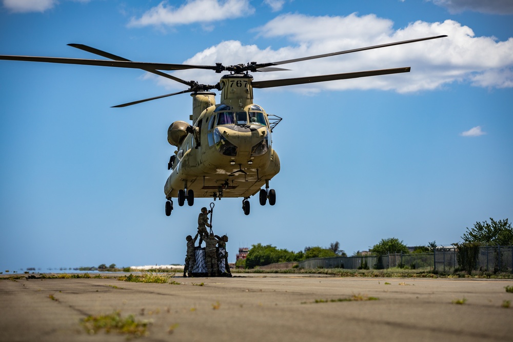 Hawaii Army National Guard Sling Load Operations