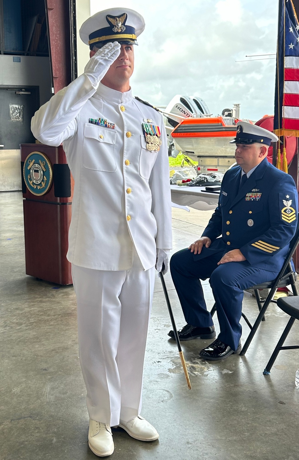 Coast Guard Maritime Safety and Security Team Miami holds change-of-command ceremony