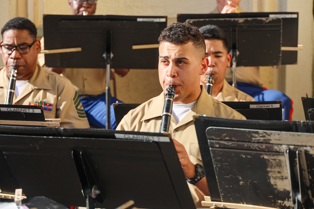Marine Forces Reserve Band performs at Winona Steamboat Days