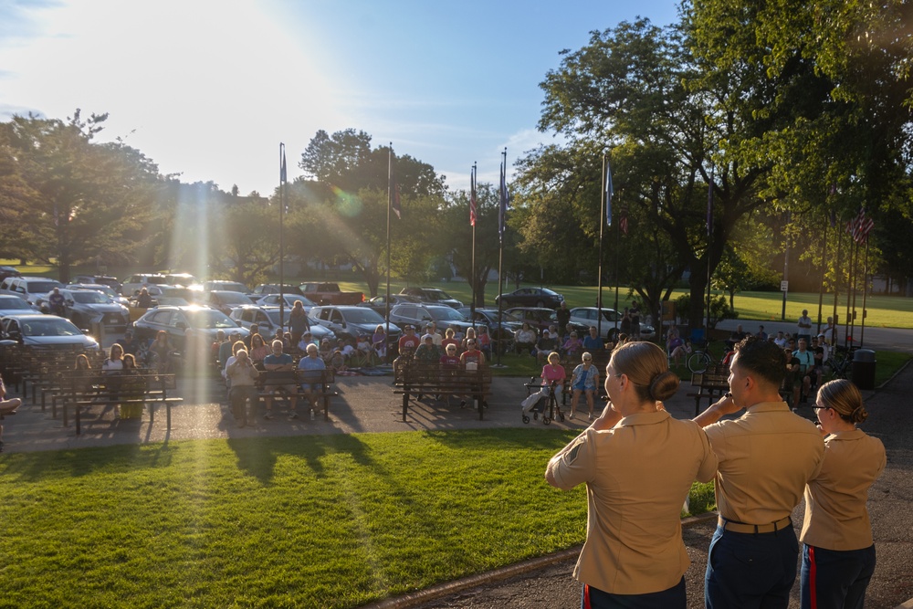 Marine Forces Reserve Band performs at Winona Steamboat Days