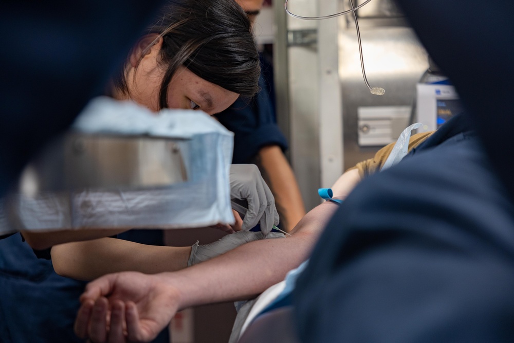 USS Higgins Medical Training Team Drill