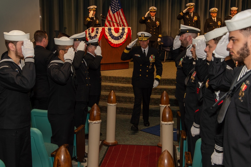 USS Henry M. Jackson (SSBN 730) Blue Crew Conducts Change of Command
