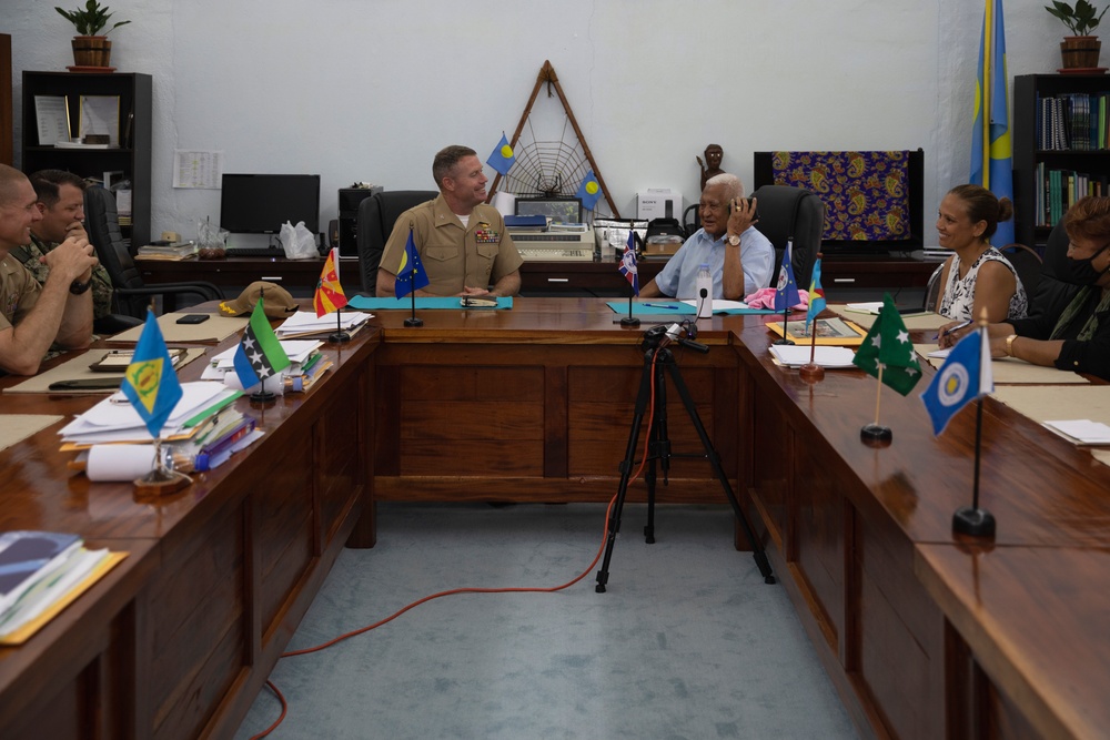 Valiant Shield 24: U.S. Marines Visit Palau’s Paramount High Chief