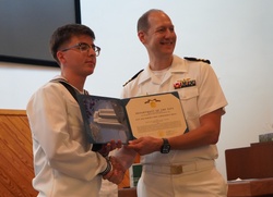 Tri-Service Optician School onboard NWS Yorktown graduates 15 new opticians on first official day of summer