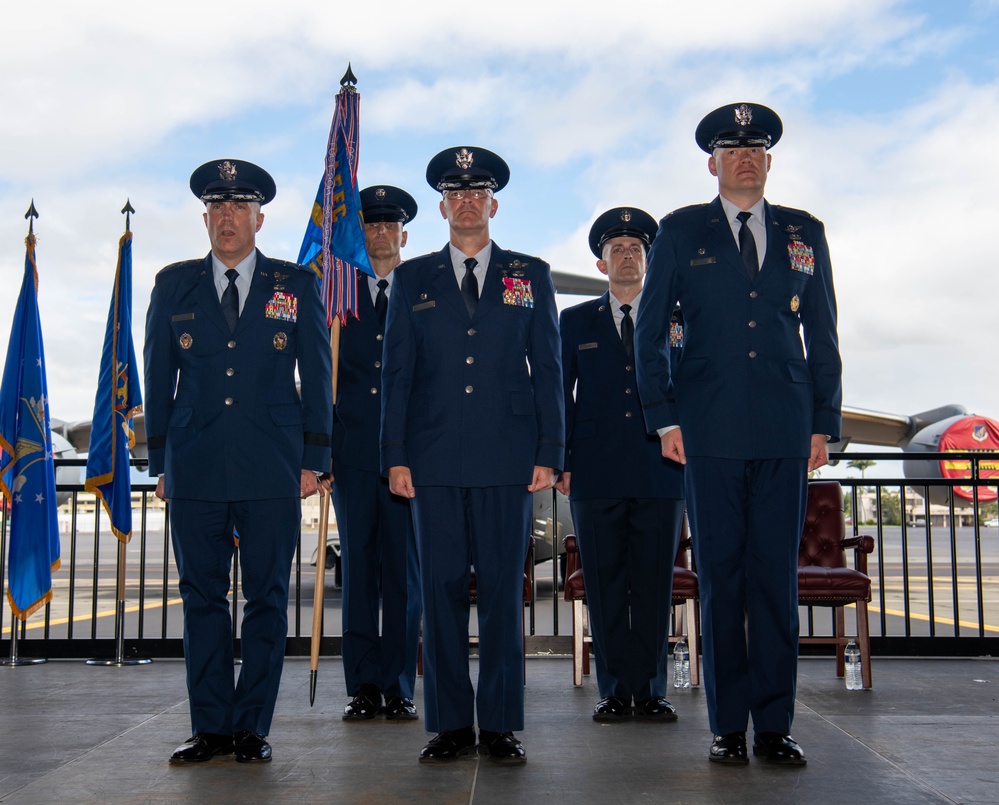 515th Air Mobility Operations Wing Change of Command