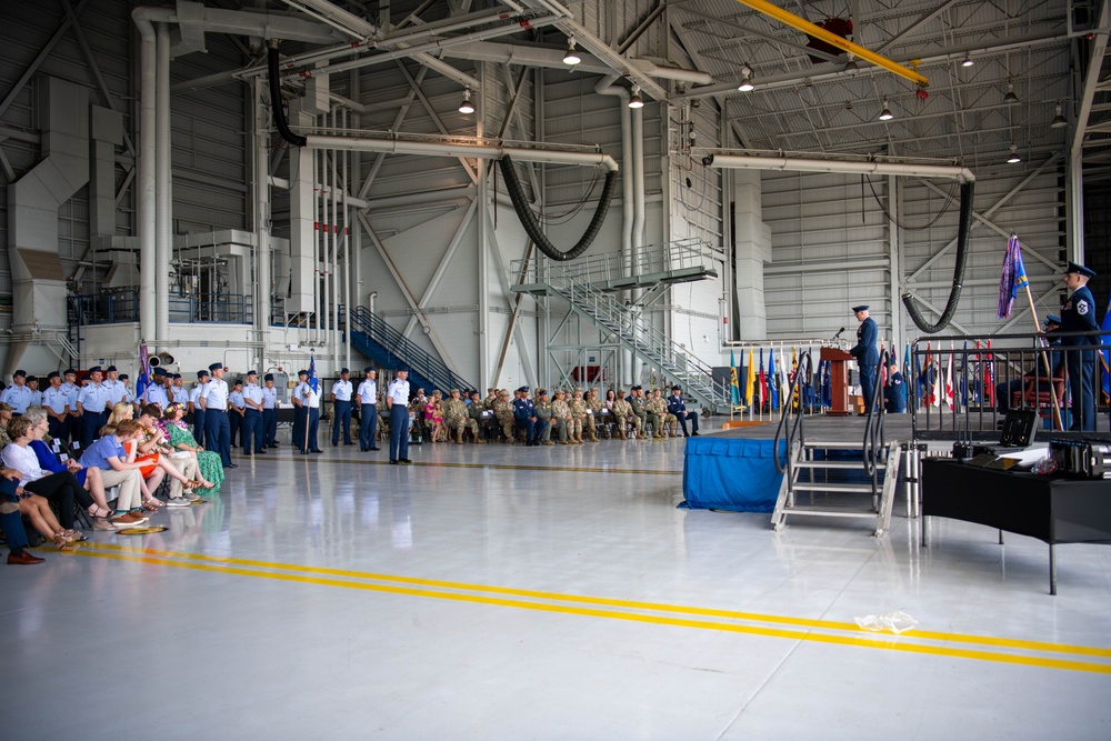 515th Air Mobility Operations Wing Change of Command