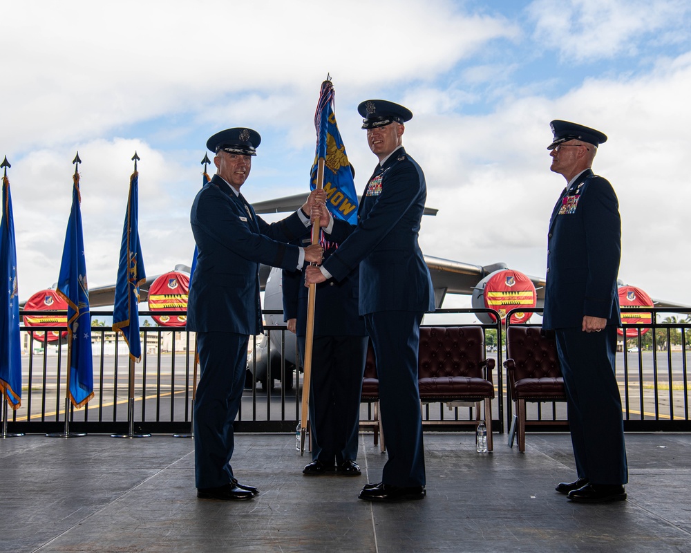 515th Air Mobility Operations Wing Change of Command