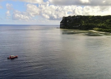 Joint search underway for possible distressed swimmer near Gun Beach, Guam