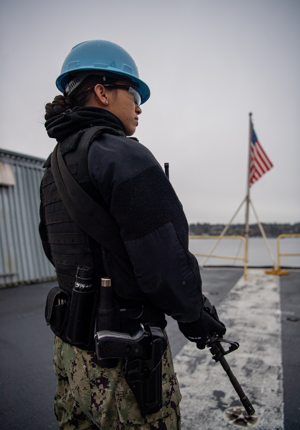 Sailor Roves Flight Deck