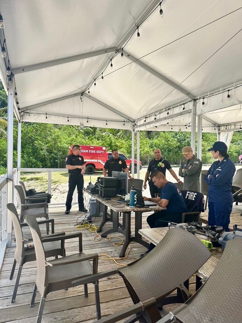 Joint search underway for possible distressed swimmer near Gun Beach, Guam