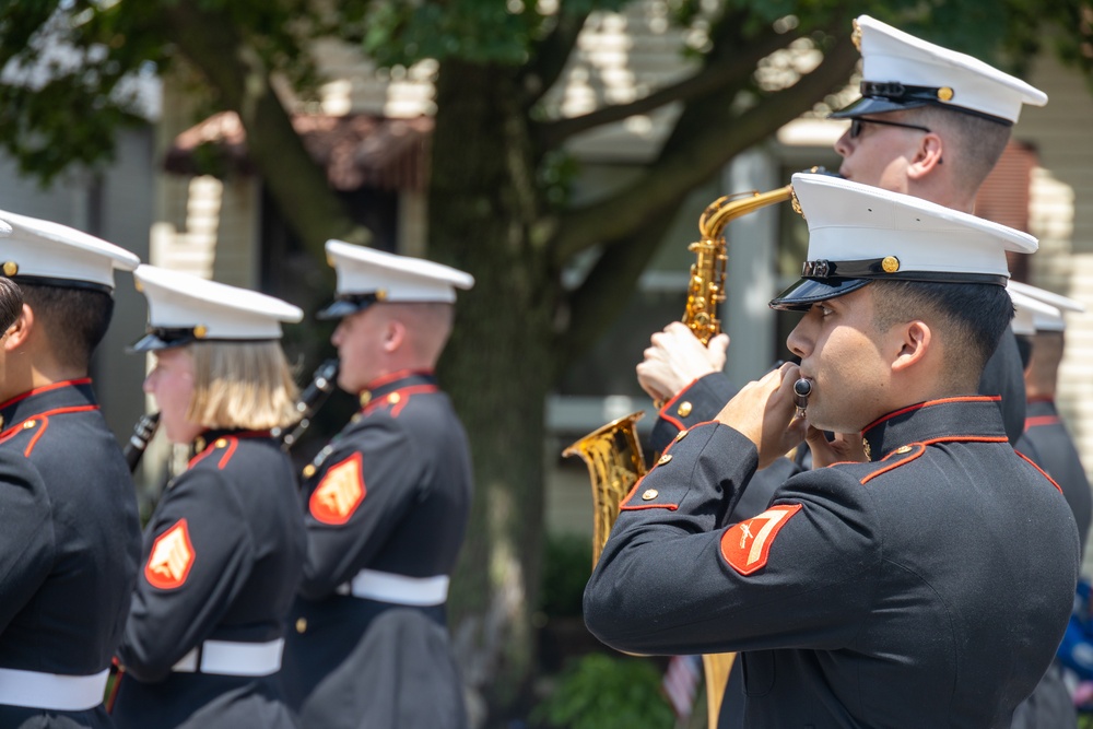 Marine Forces Reserve Band performs at Winona Steamboat Days