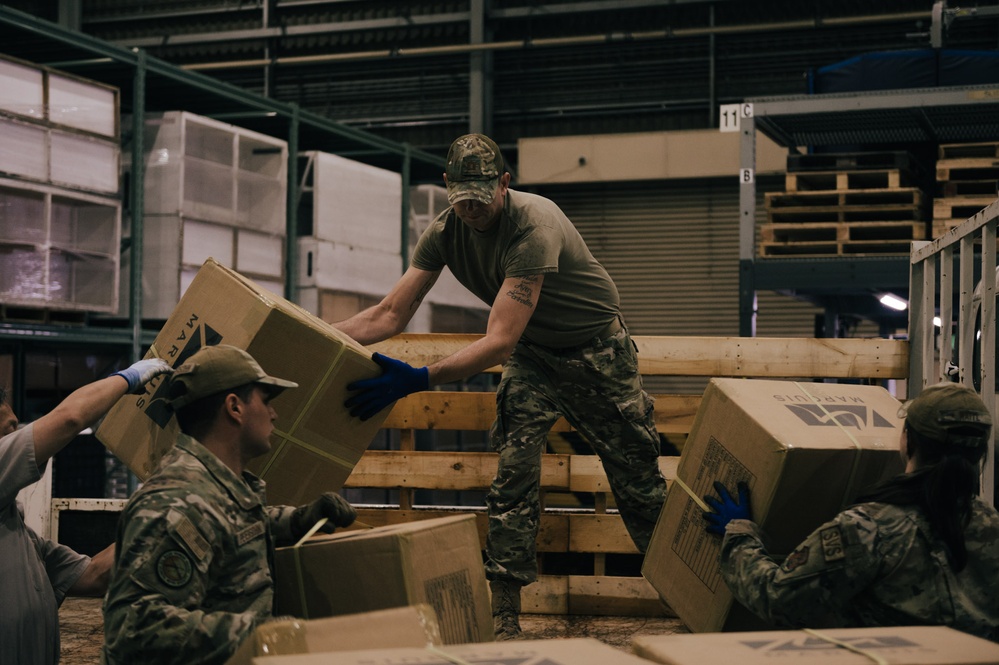 The 139th services flight help out Yokota's mission
