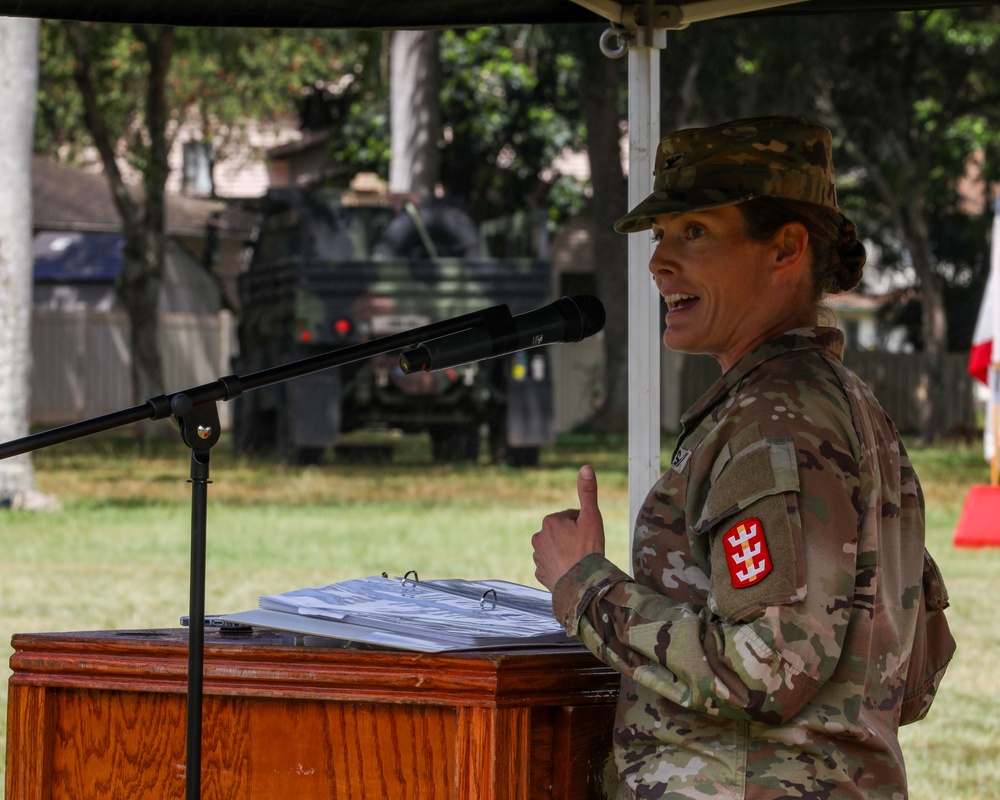 Never Daunted battalion conducts change of command ceremony