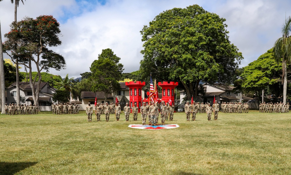 Never Daunted battalion conducts change of command ceremony